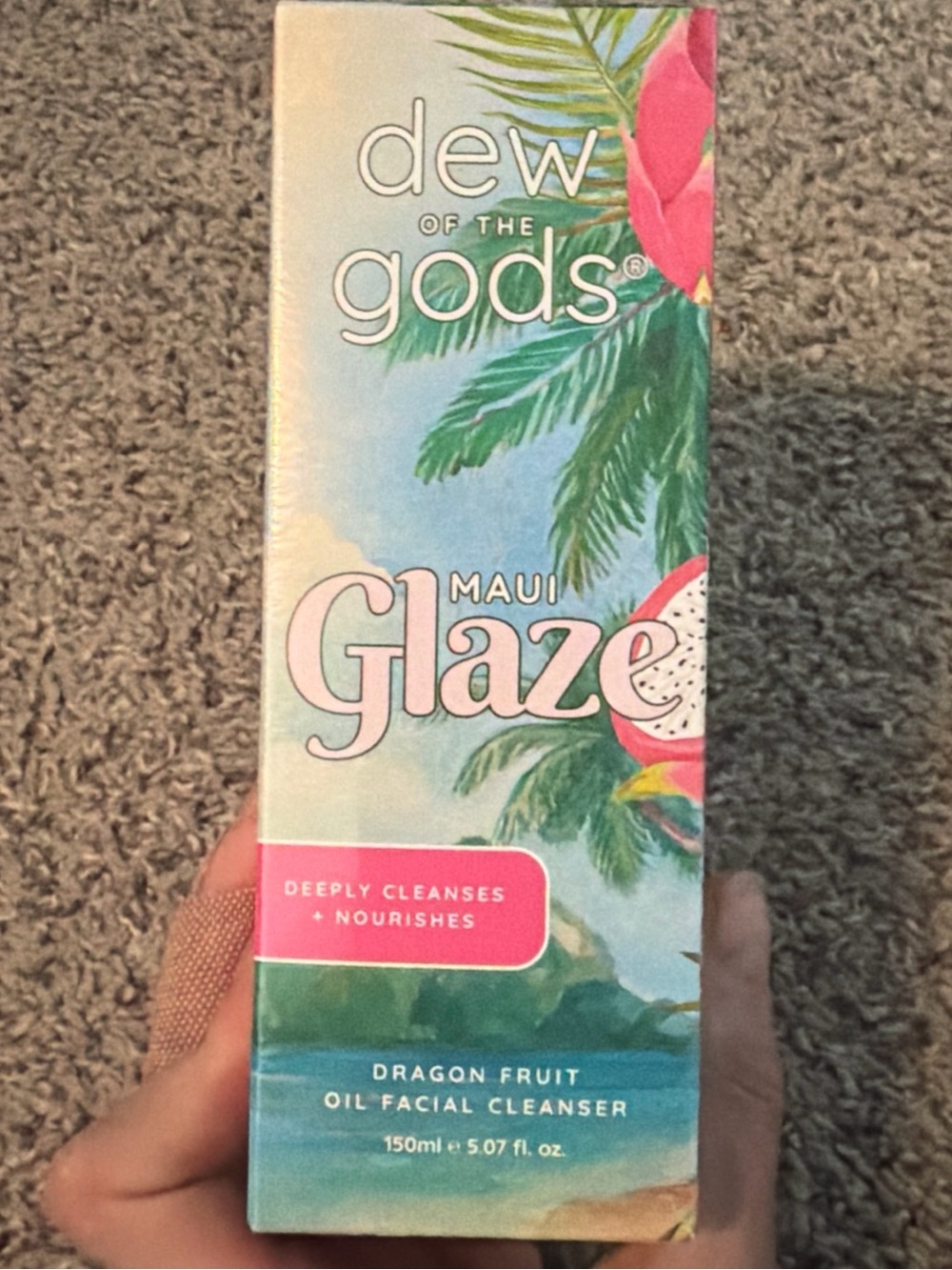 Maui Glaze Dragon Fruit Oil Facial Cleanser — Pink & Blue